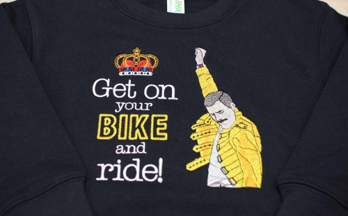 haft-bluza-freddie-marcury-get-on-your-bike bike-and-ride